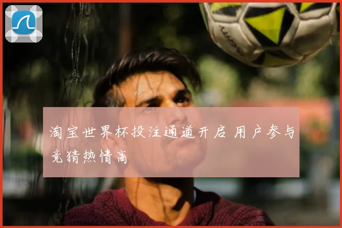 淘宝世界杯投注通道开启 用户参与竞猜热情高