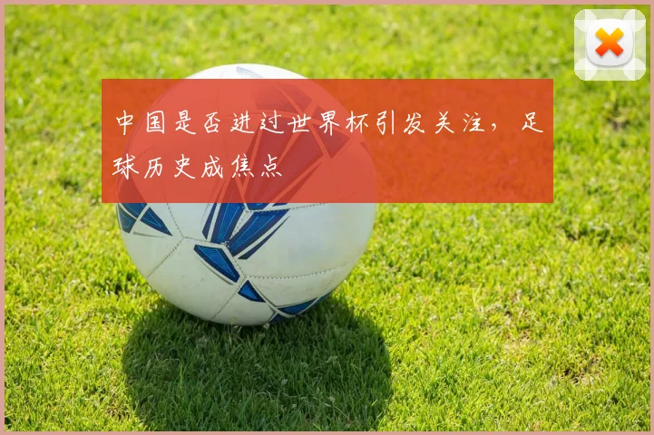 中国是否进过世界杯引发关注,足球历史成焦点